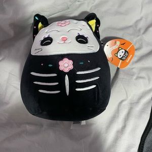 8” Zelina skeleton cat Squishmallow